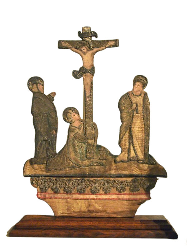 Broderies religieuses, La Crucifixion, 16e