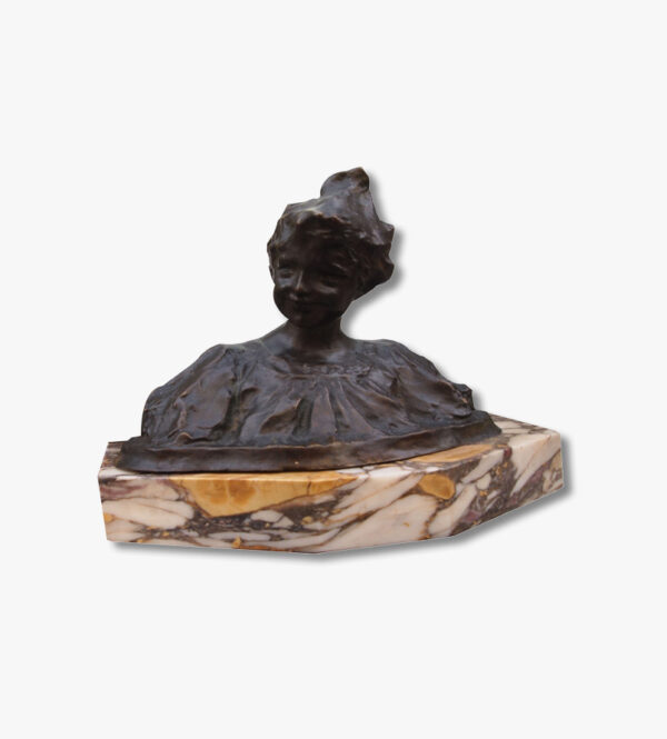 bronze-bust-woman-by-vladimir-perelman