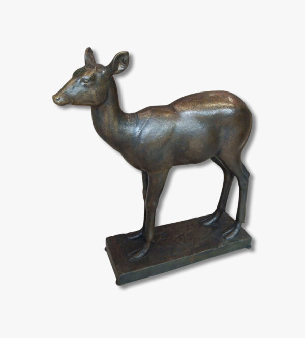 bronze-sculpture-de-biche-par-georges-guiraud