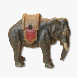 Papier-mâché elephant, 19th century