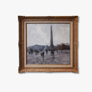 Huile sur toile, Place de la Concorde par GALIEN LALOUE