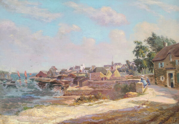 huile-sur-toile-marine-bretone-en-bord-de-mer-par-charles-peyrard-1