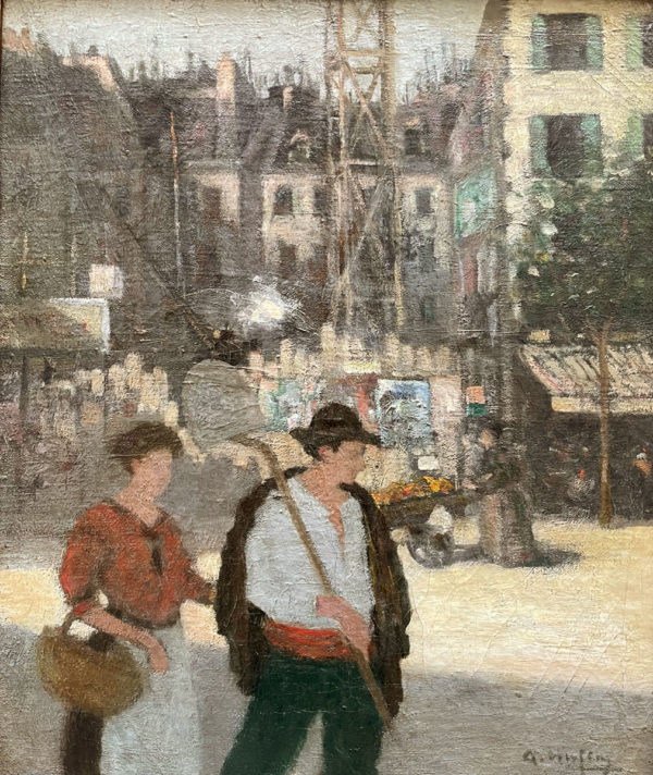 oil-on-oil-the-promenade-in-paris-1913-1
