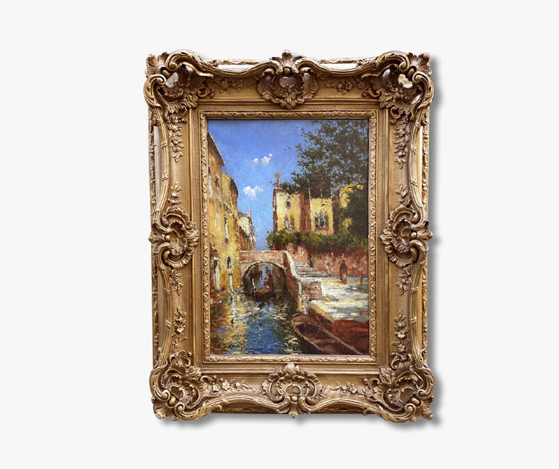 Oil on canvas, Venice by Albert DUPRAT