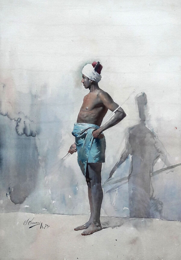 watercolor-young-african-by-gustavo-simoni-1
