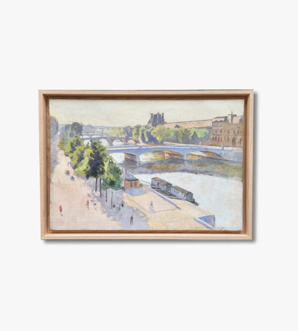 huile-sur-toile-le-louvre-et-la-seine-par-jacques-brissaud