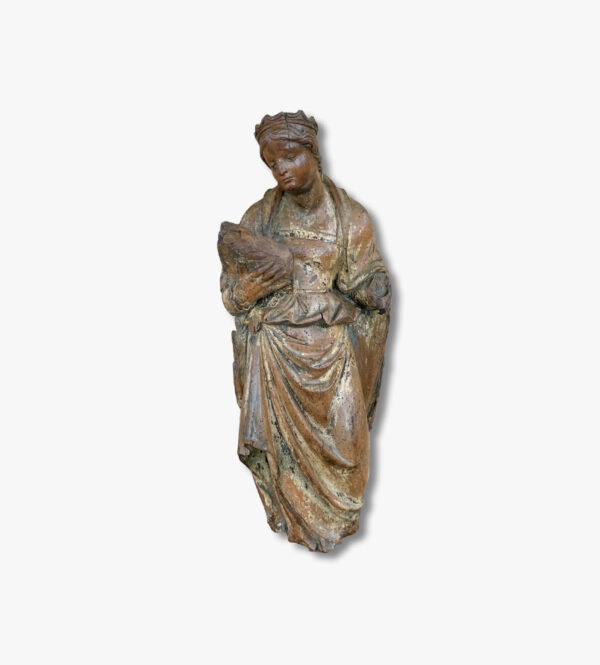 une-vierge-en-bois-sculpé-16-eme