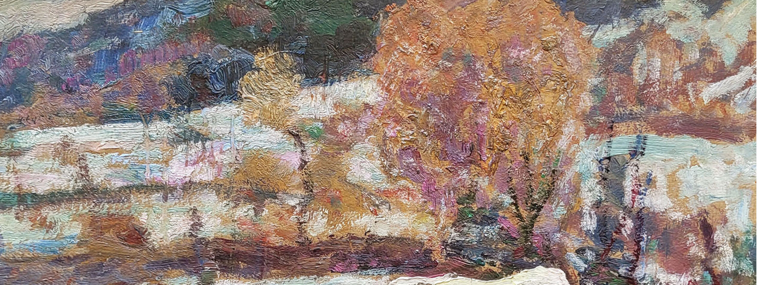 huile-sur-carton-chaumiere-sous-la-neige-par-victor-charreton-3