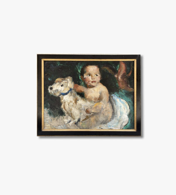oil-on-child-and-his-dog-by-jean-de-botton