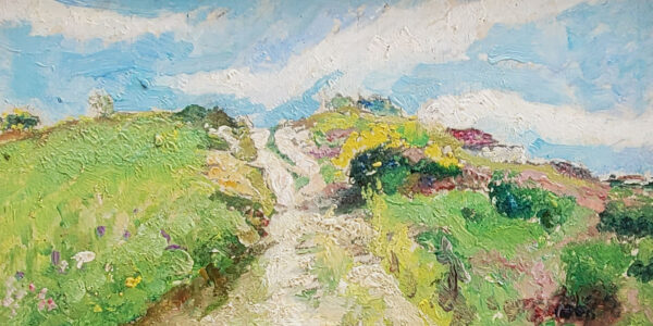 huile-sur-carton-chemin-en-bord-de-mer-par-joseph-bernard-artigue-2