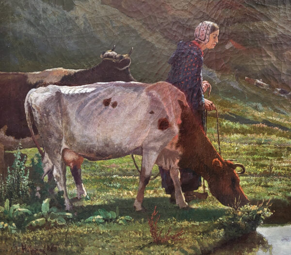 huile-sur-toile-bergere-with-his-cows-by-adrien-joseph-heymans-2