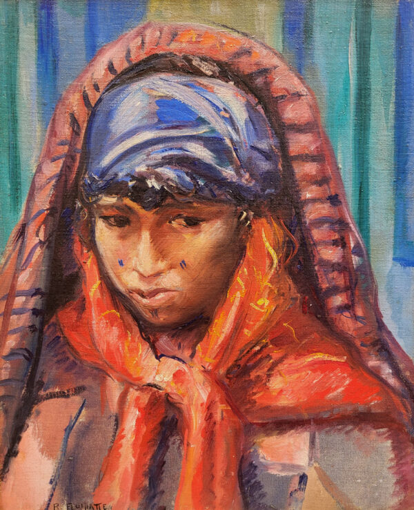 oil-on-panel-young-oriental-woman-by-raymond-feuillatte-1