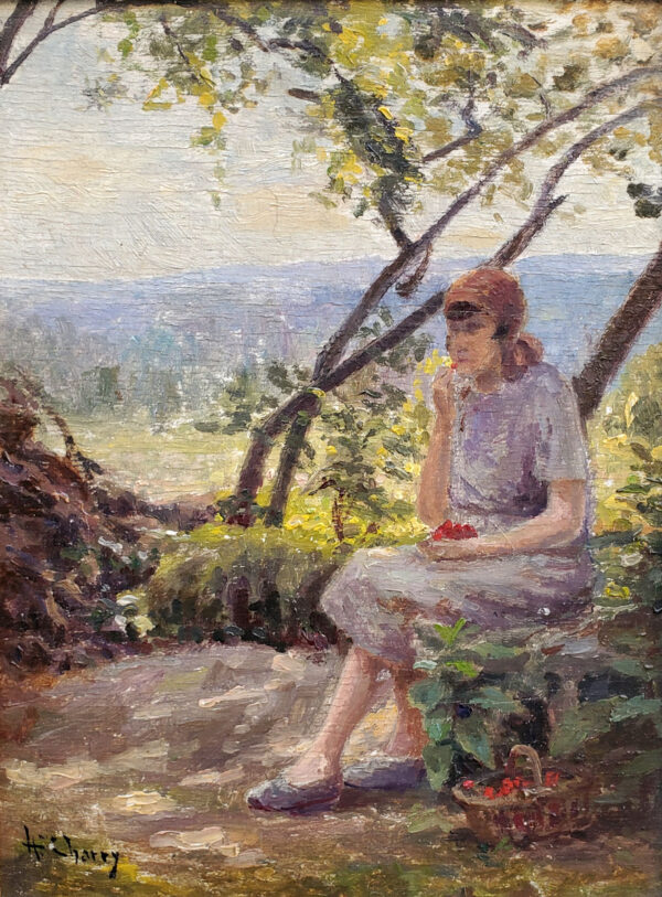 oil-on-panel-woman-under-a-tree-by-henry-charry-1