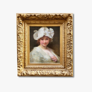 oil-on-paper-portrait-of-a-young-girl-by-marie-anne-toudouze