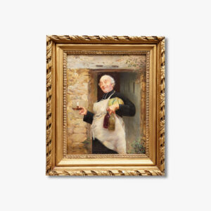 huile-sur-bois-cure-de-campagne-par-jules-marcoux