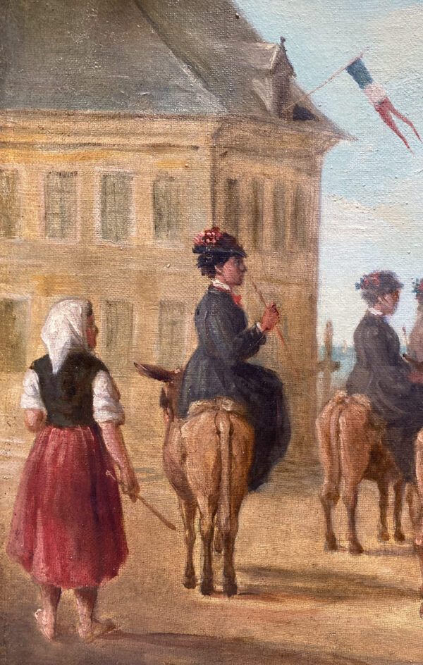 huile-sur-toile-la-balade-en-ane-date-1880-4