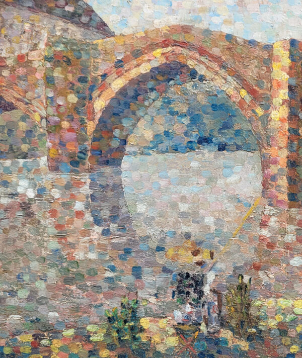 oil-on-panel-fishermen-under-a-bridge-in-paris-pointilliste-3