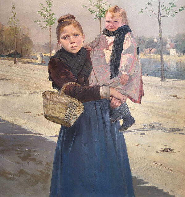 huile-sur-toile-mere-et-son-enfant-par-maximilienne-guyon-1