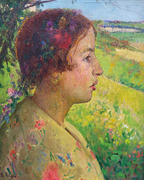 oil-on-canvas-portrait-of-a-girl-in-the-country-by-joseph-bernard-artigue-1