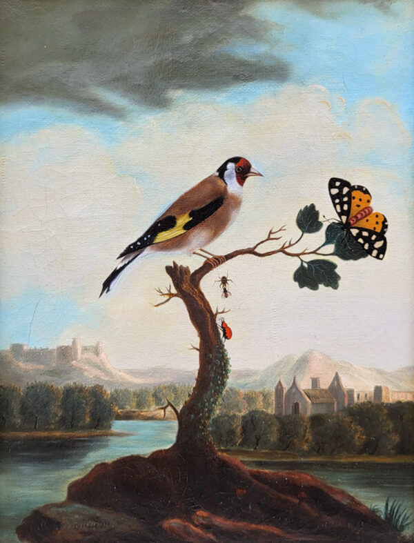 huile-sur-toile-oiseau-et-papillon-signe-p-neumann-1