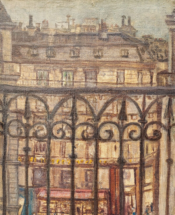 huile-sur-toile-paris-depuis-un-balcon-monogrammee-2