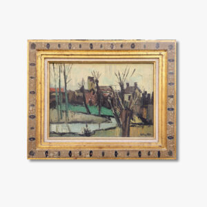 huile-sur-toile-paysage-avec-riviere-par-andre-lemaitre