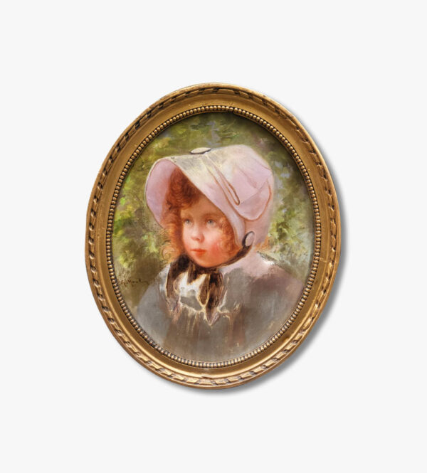 huile-sur-toile-portrait-de-jeune-fille-par-georges-louis-mouton