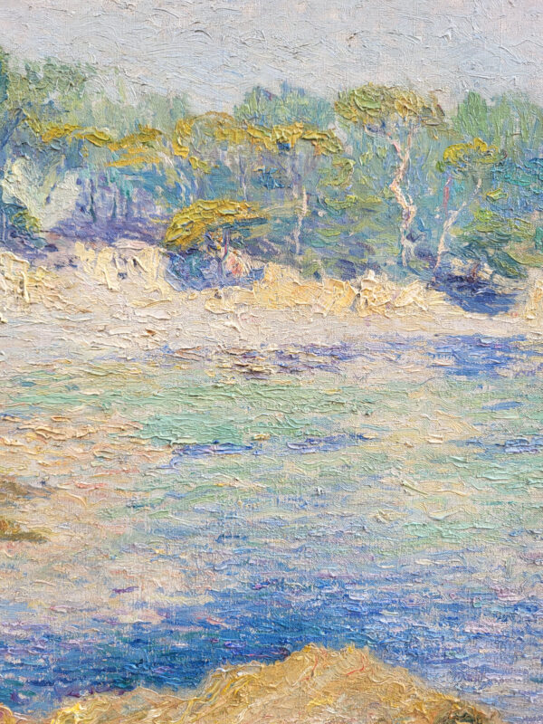 huile-sur-toile-plage-meridionale-par-georges-billaudot-4