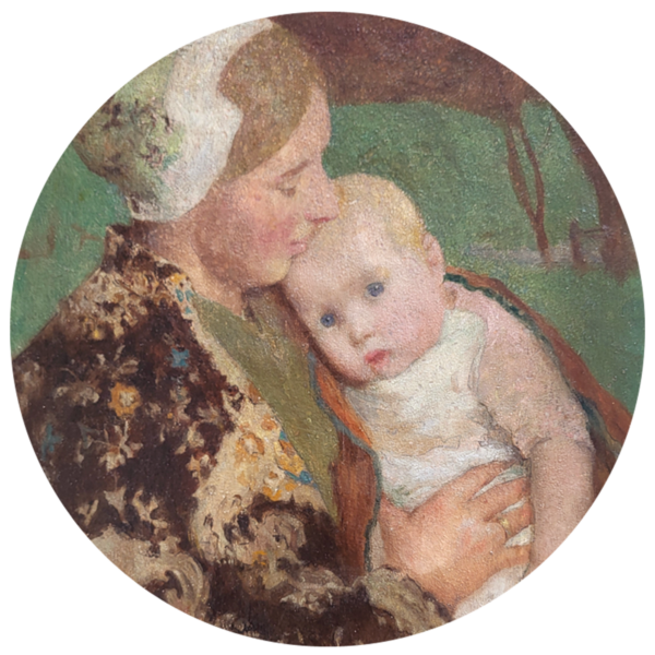 huile-sur-toile-mere-et-enfant-fin-19-eme-2