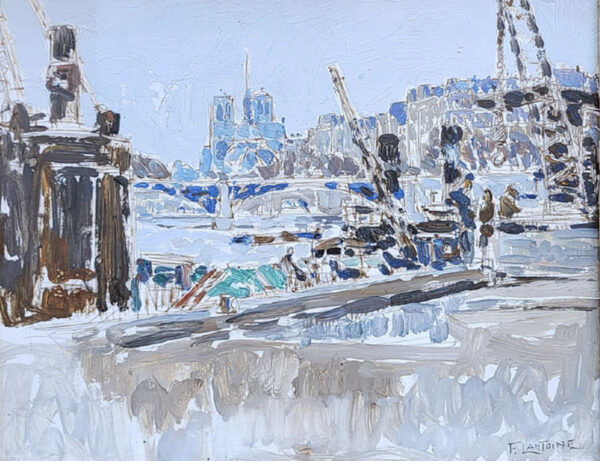 gouache-ssur-papier-paris-notre-dame-par-fernand-lantoine-1