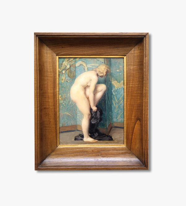 huile-sur-carton-nu-au-paravent-par-auguste-leroux