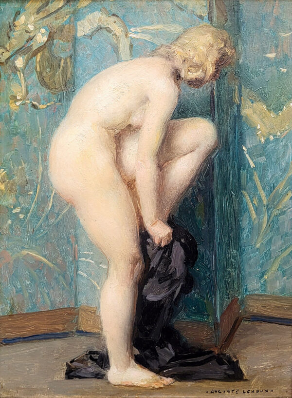 huile-sur-carton-nu-au-paravent-par-auguste-leroux-1
