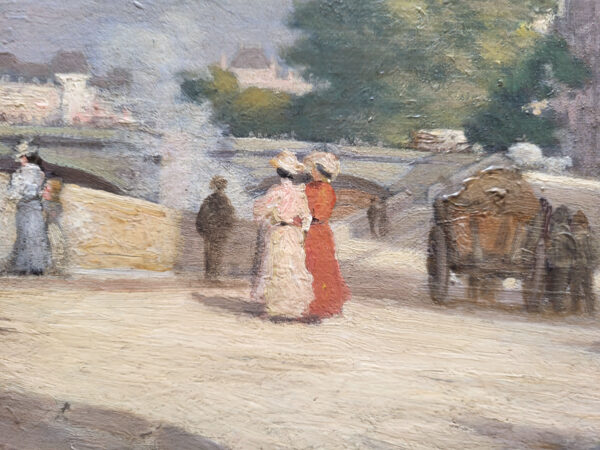 huile-sur-panneau-rue-animee-derriere-notre-dame-par-a-lebourg-3