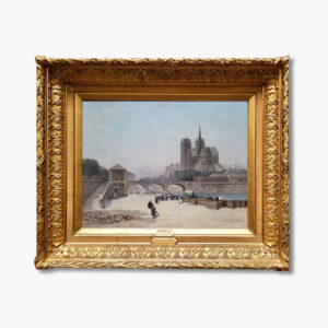 huile-sur-toile-notre-dame-les-quais-de-tournelle-by-alfred-smith
