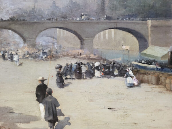 huile-sur-toile-notre-dame-les-quais-de-tournelle-par-alfred-smith-3