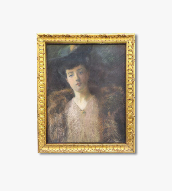 un-pastel-portrait-d-une-elegante-a-la-belle-epoque-fin-19-eme