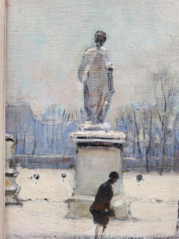 huile-sur-toile-hiver-au-jardin-du-luxembourg-par-jules-rene-herve-3