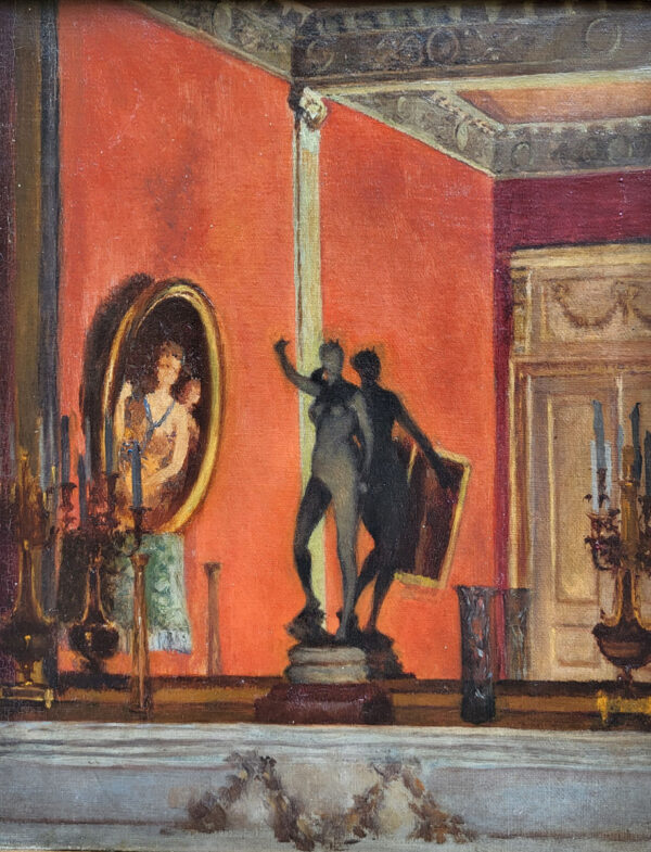 huile-sur-toile-interieur-rouge-debut-20-eme-1