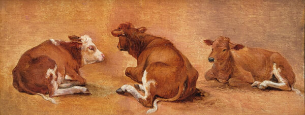 huile-sur-carton-etudes-vaches-etveaux-19-eme-1