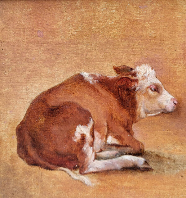 huile-sur-carton-etudes-vaches-etveaux-19-eme-2
