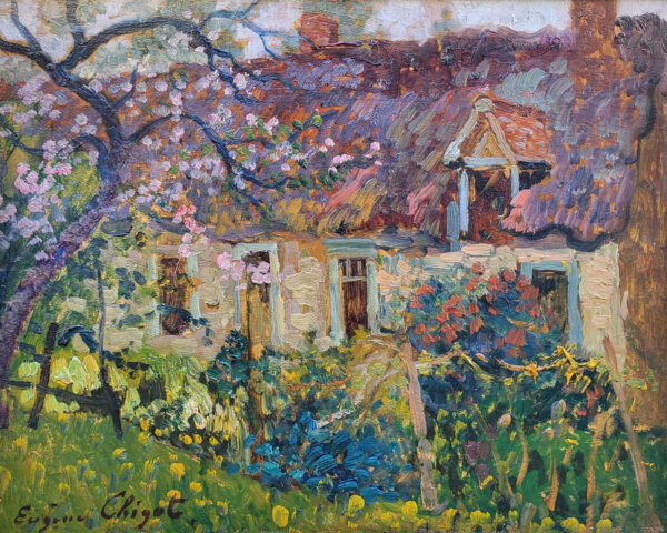 huile-sur-panneau-jardin-au-printemps-par-eugene-chigot-1