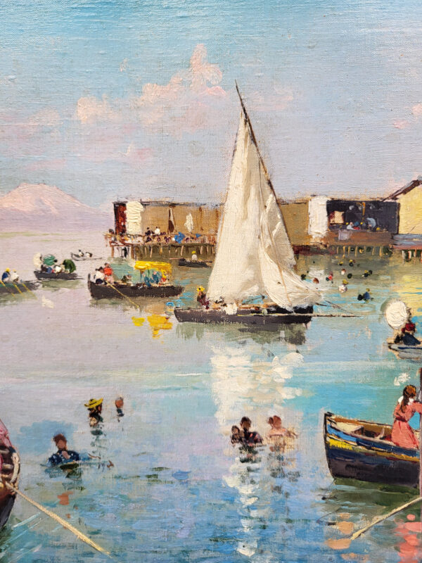 huile-sur-toile-baignade-a-florence-par-blas-orellos-y-quintana-3