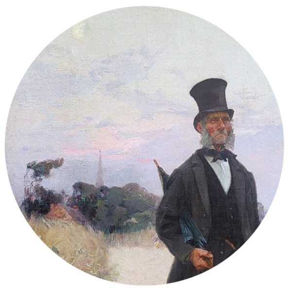 huile-sur-toile-le-colporteur-par-gaston-darien-5