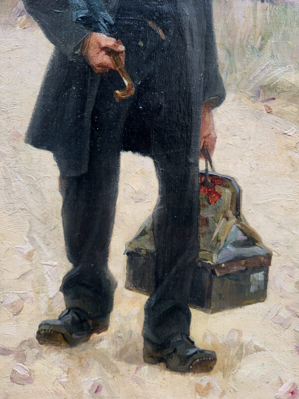 huile-sur-toile-le-colporteur-par-gaston-darien-4