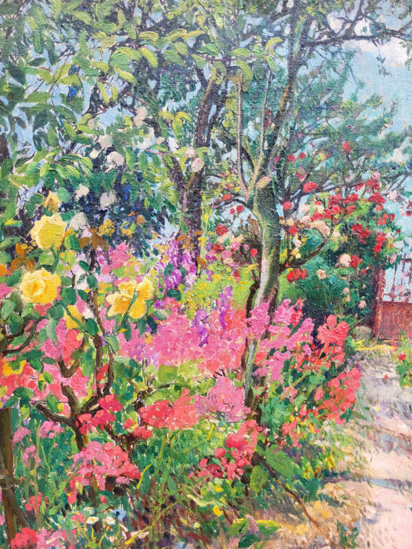 huile-sur-toile-jardin-fleuri-par-joseph-bernard-artigue-3