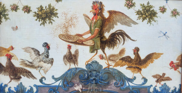 huile-sur-toile-le-coq-nourissier-18-eme-1