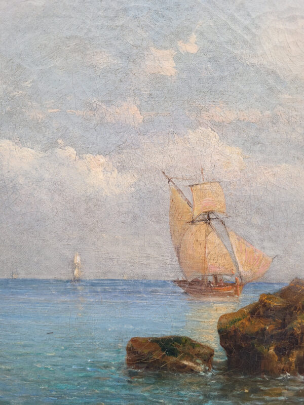 une-huile-sur-toile-marine-les-cotes-portuguaises-par-tony-de-bergue-3