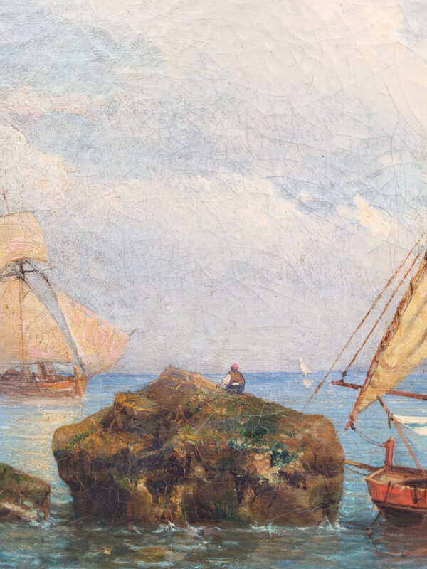 une-huile-sur-toile-marine-les-cotes-portuguaises-par-tony-de-bergue-4
