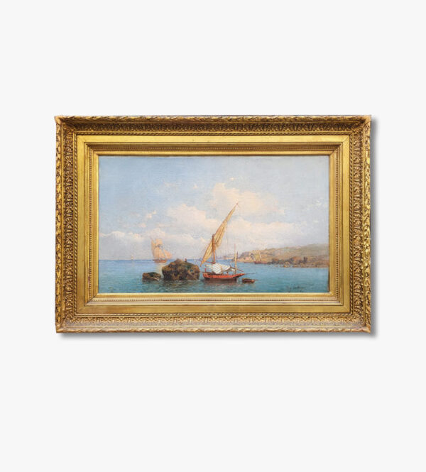 une-huile-sur-toile-marine-les-cotes-portuguaises-par-tony-de-bergue
