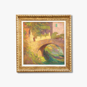 huile-sur-carton-le-pont-par-joseph-perrachon